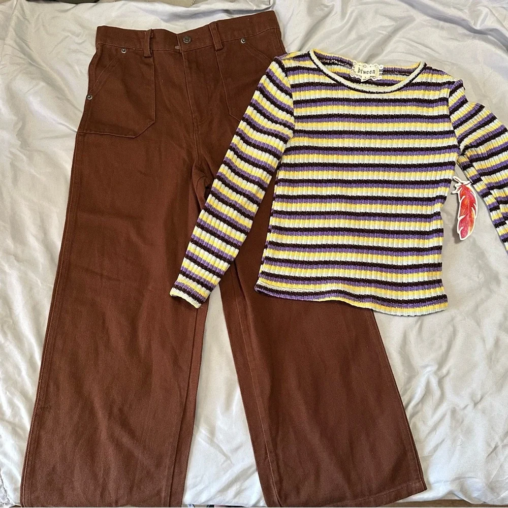 btween Girls matching top and jeans​